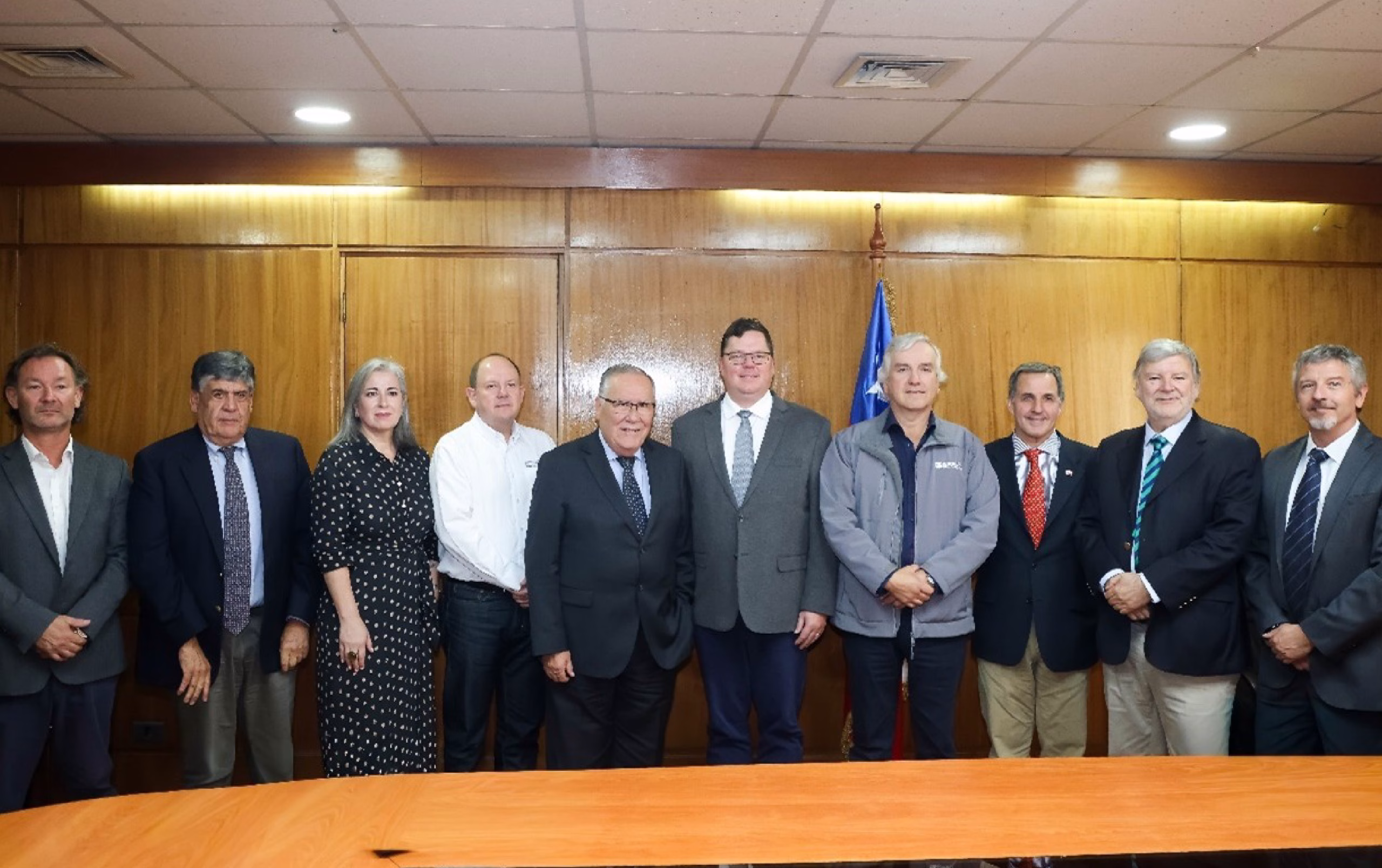 Reunión Fedeleche con ministro de Agricultura Jaime Campos y subsecretario Francesco Venezian