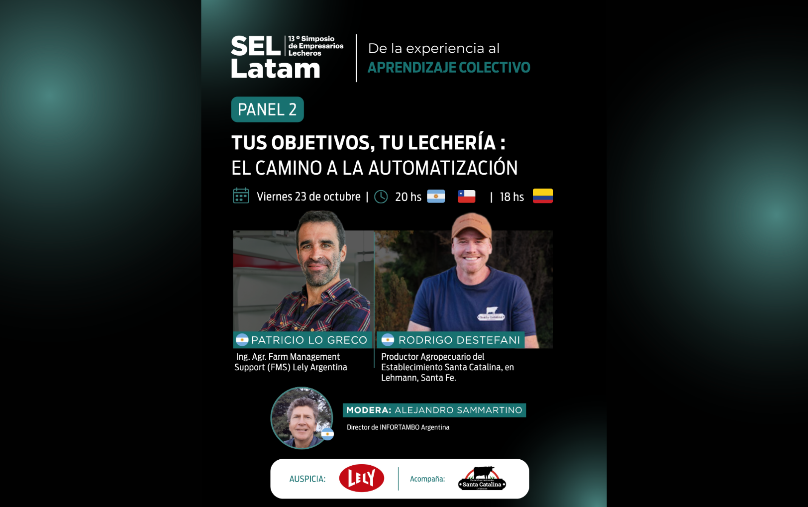 Panel SEL LATAM 2026 sobre proyecto de automatización en lechería, auspiciado por Lely